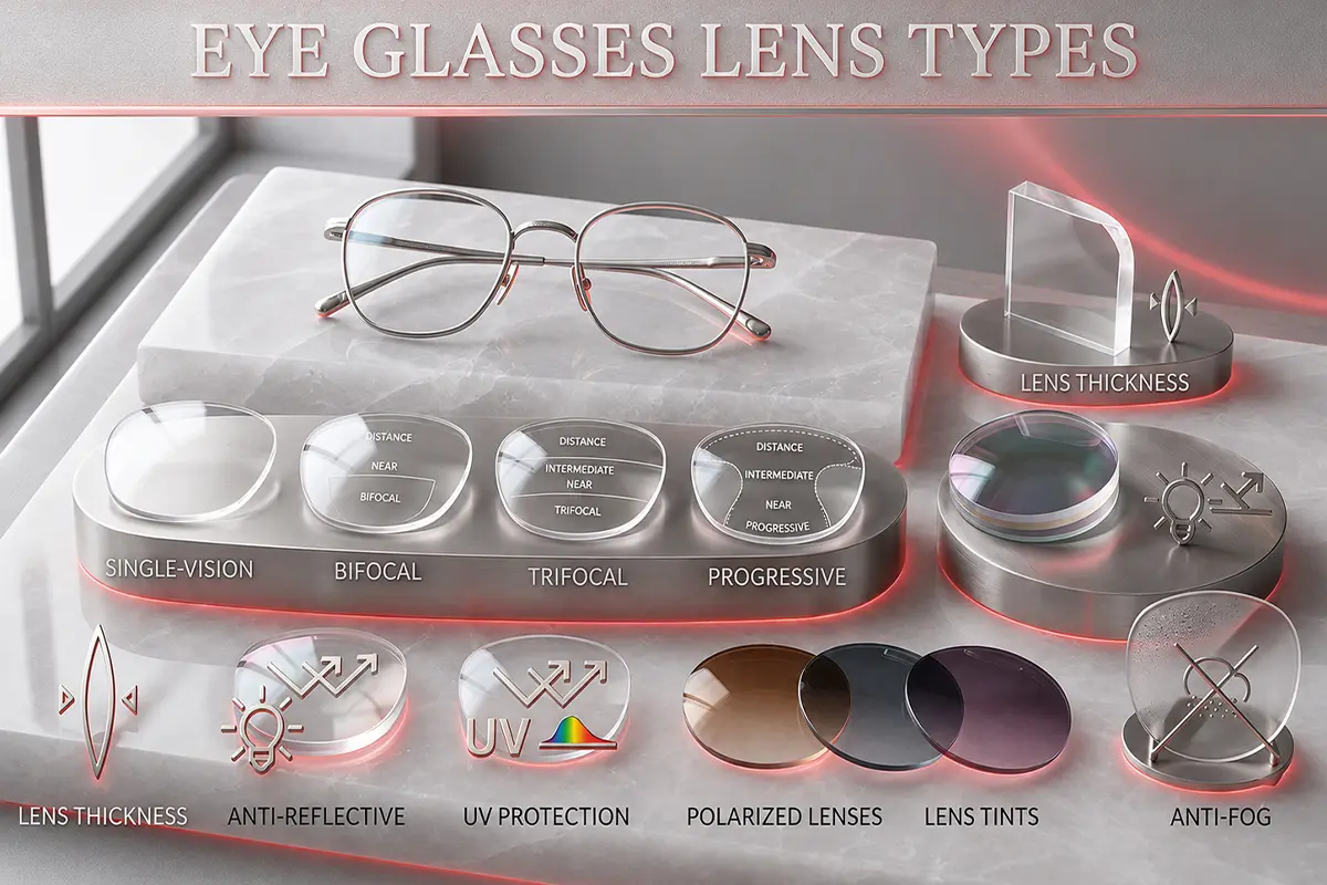 Types of Eyeglass Lenses: Which Lens Type Is Right for You?